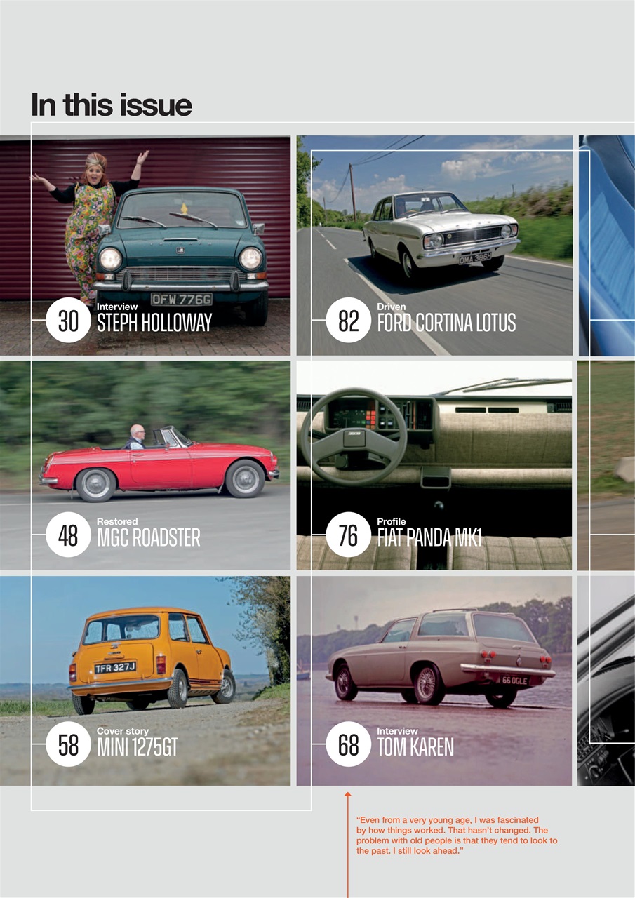 Classic Retro Modern Magazine Preview Pages