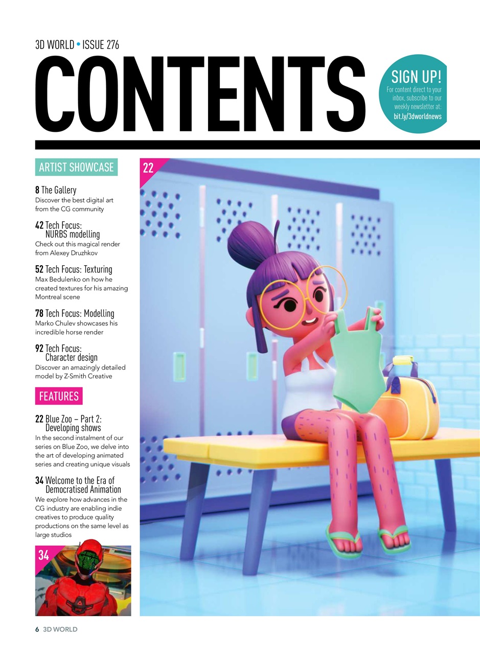 3D World Preview Pages