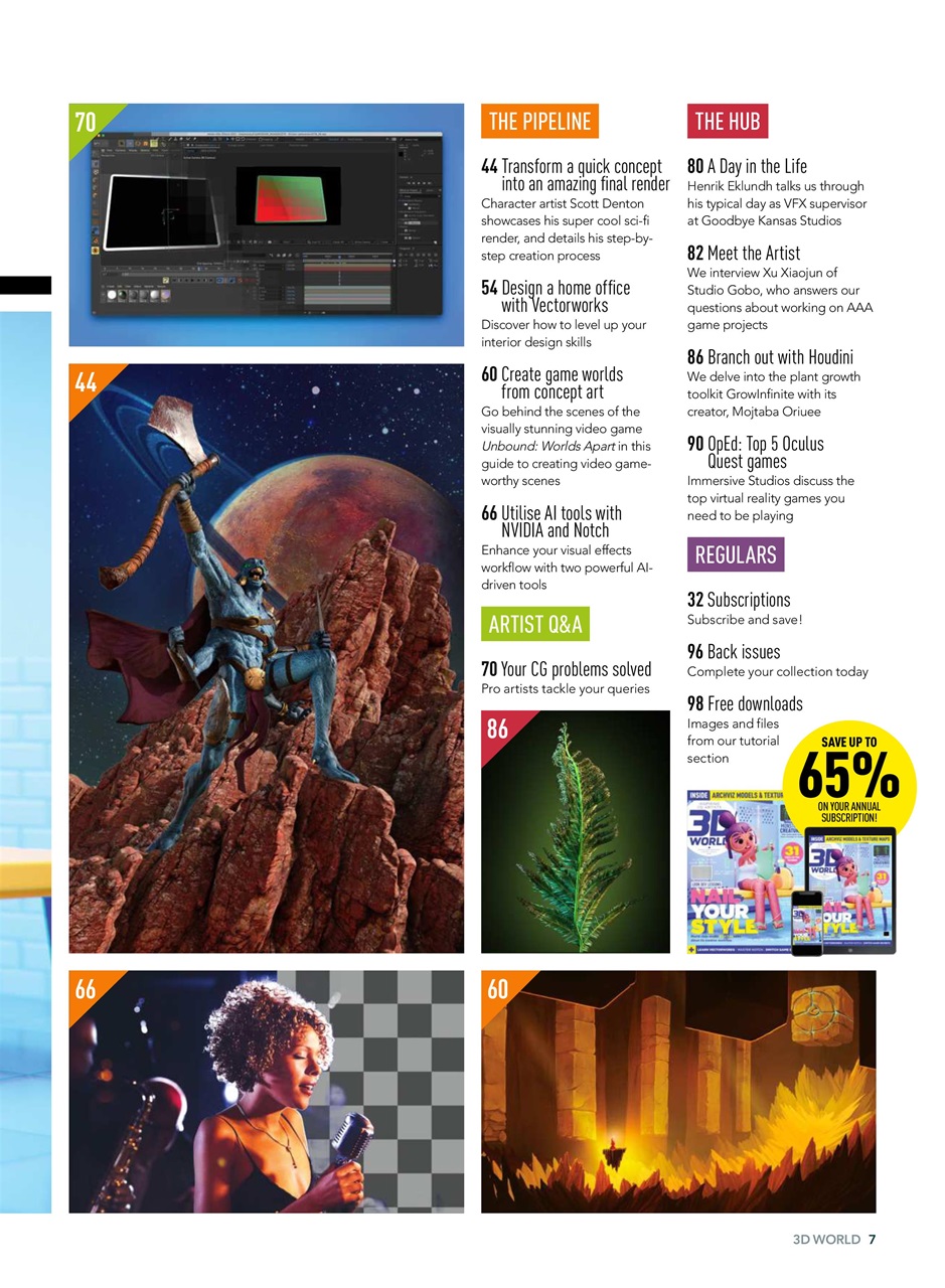 3D World Preview Pages