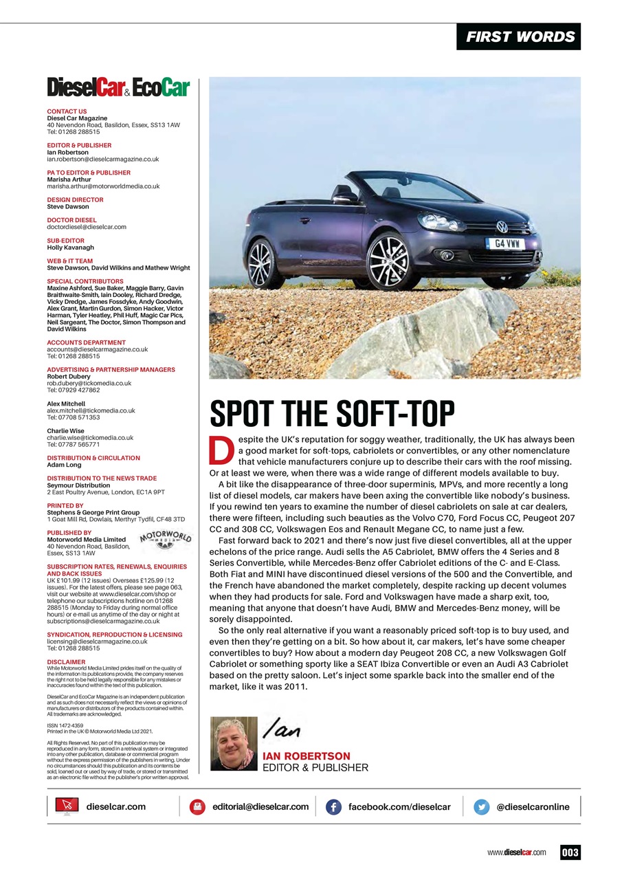 Diesel&EcoCar Magazine Preview Pages