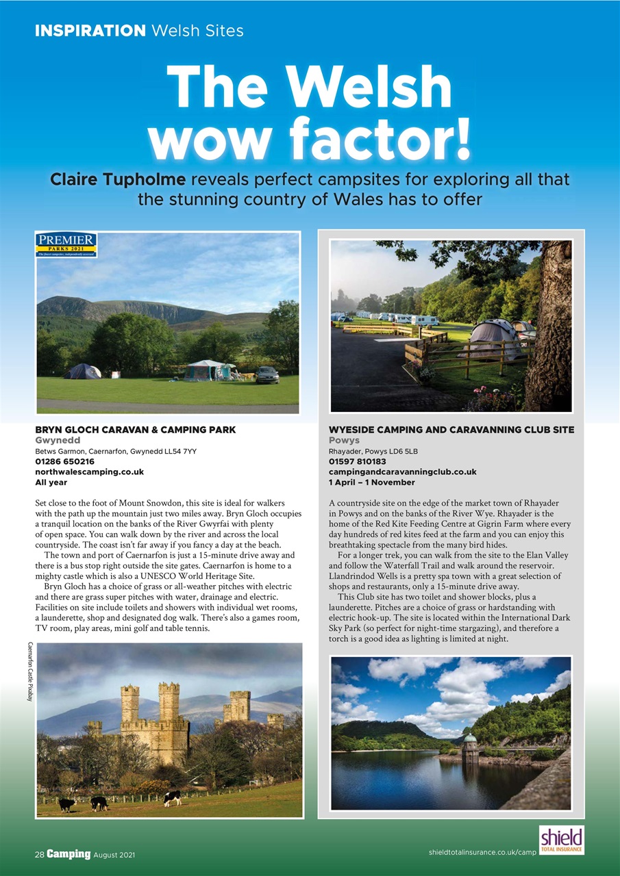 Camping Preview Pages