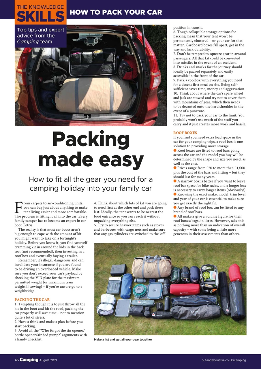 Camping Preview Pages