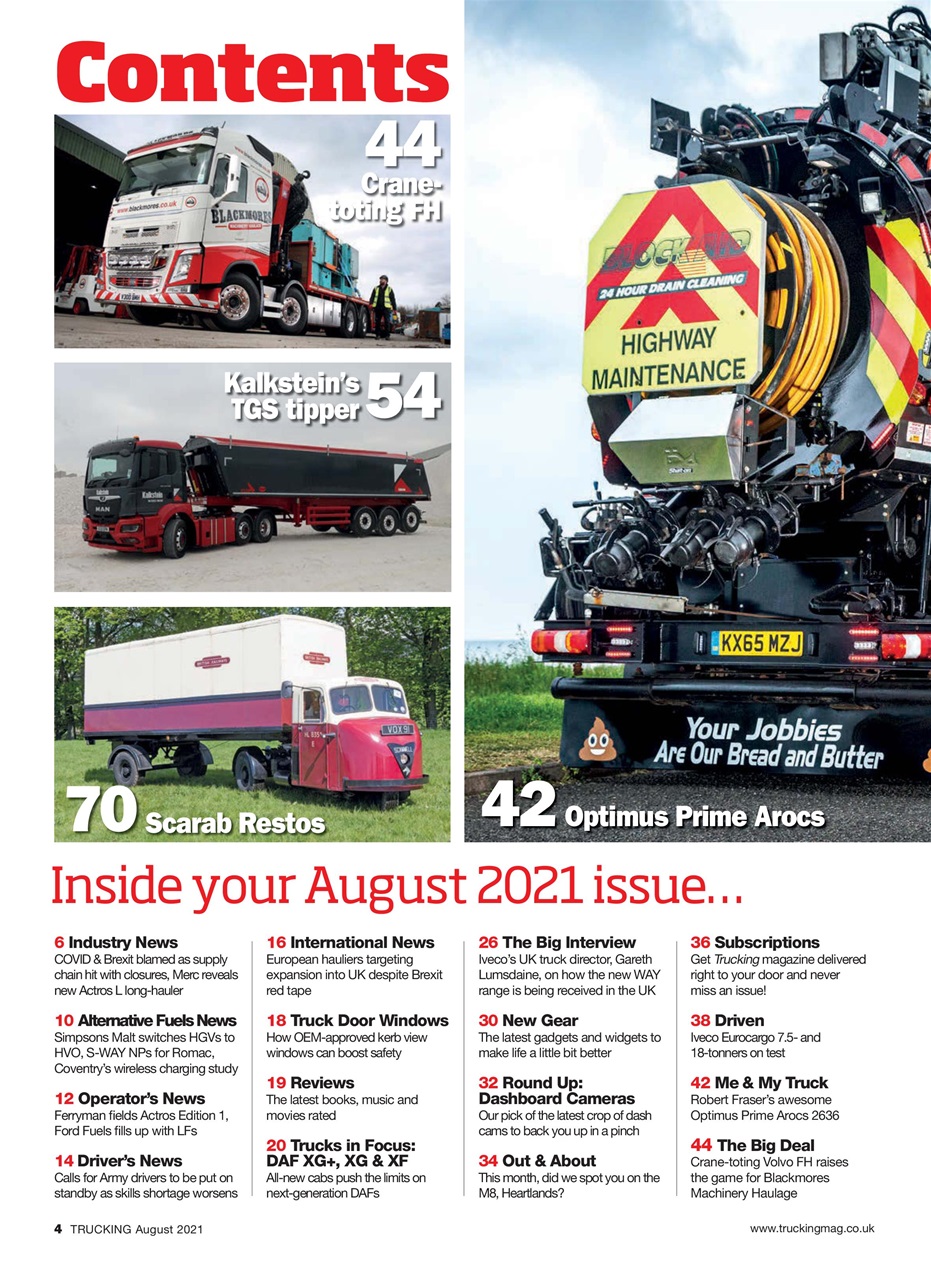 Trucking Magazine Preview Pages