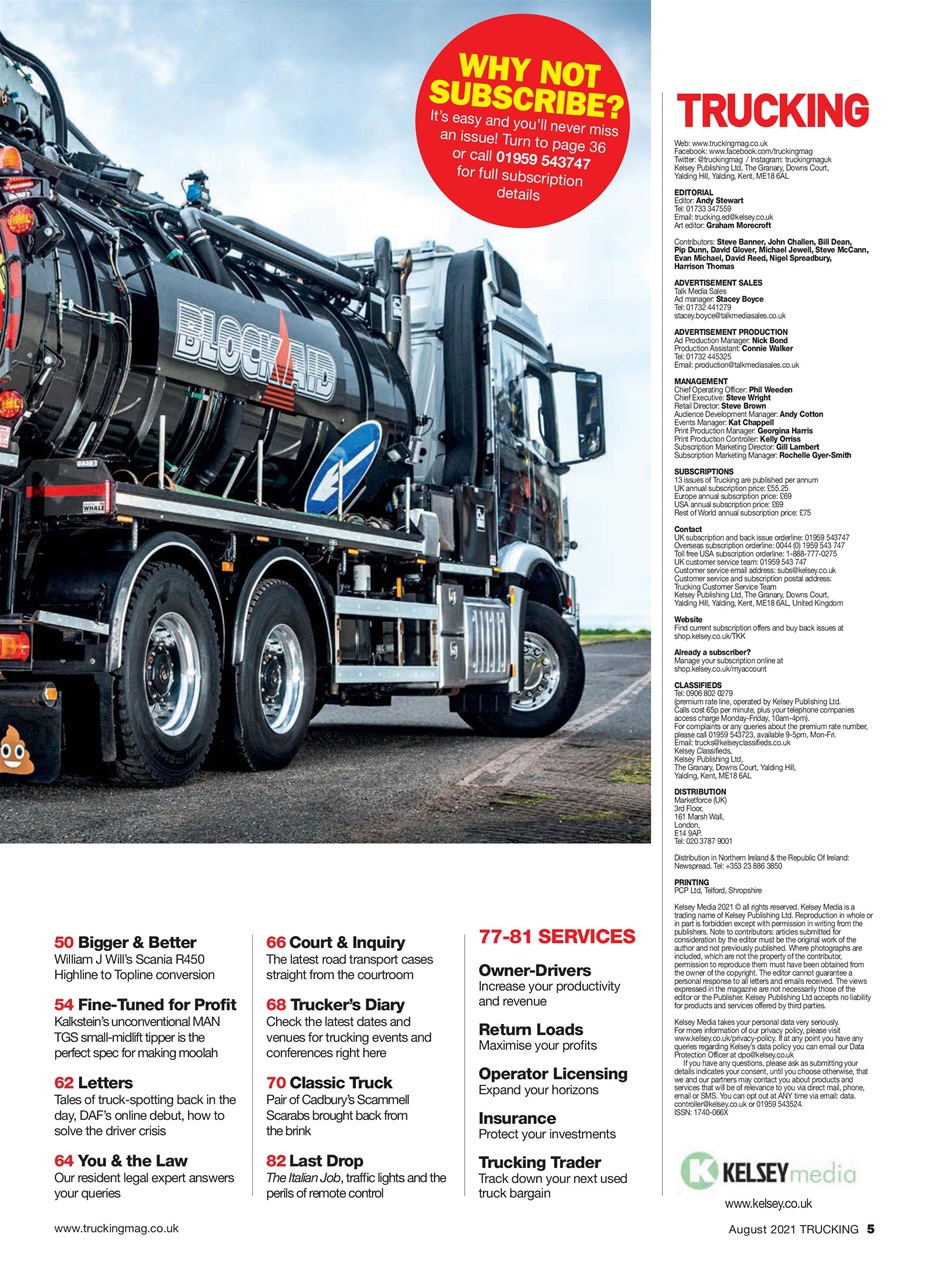 Trucking Magazine Preview Pages