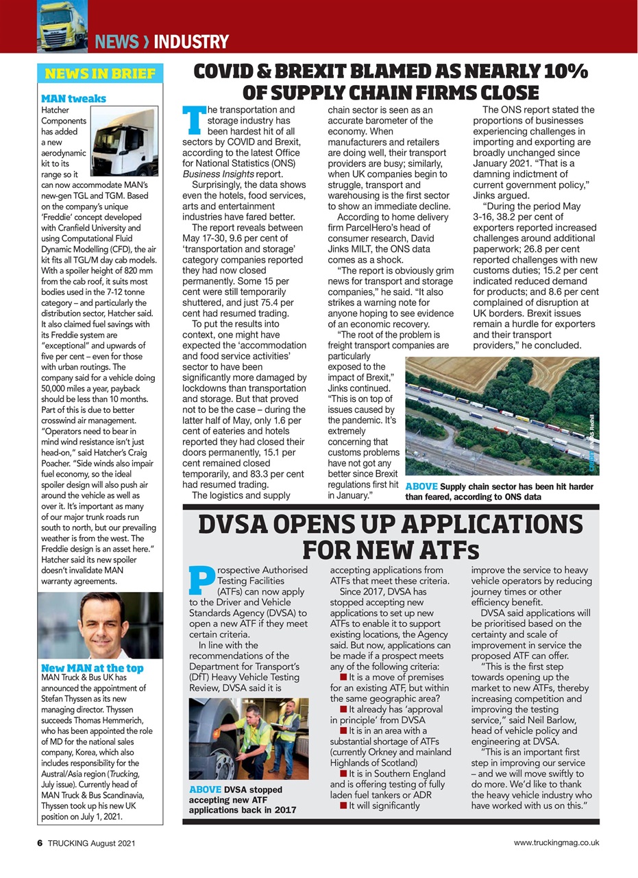 Trucking Magazine Preview Pages