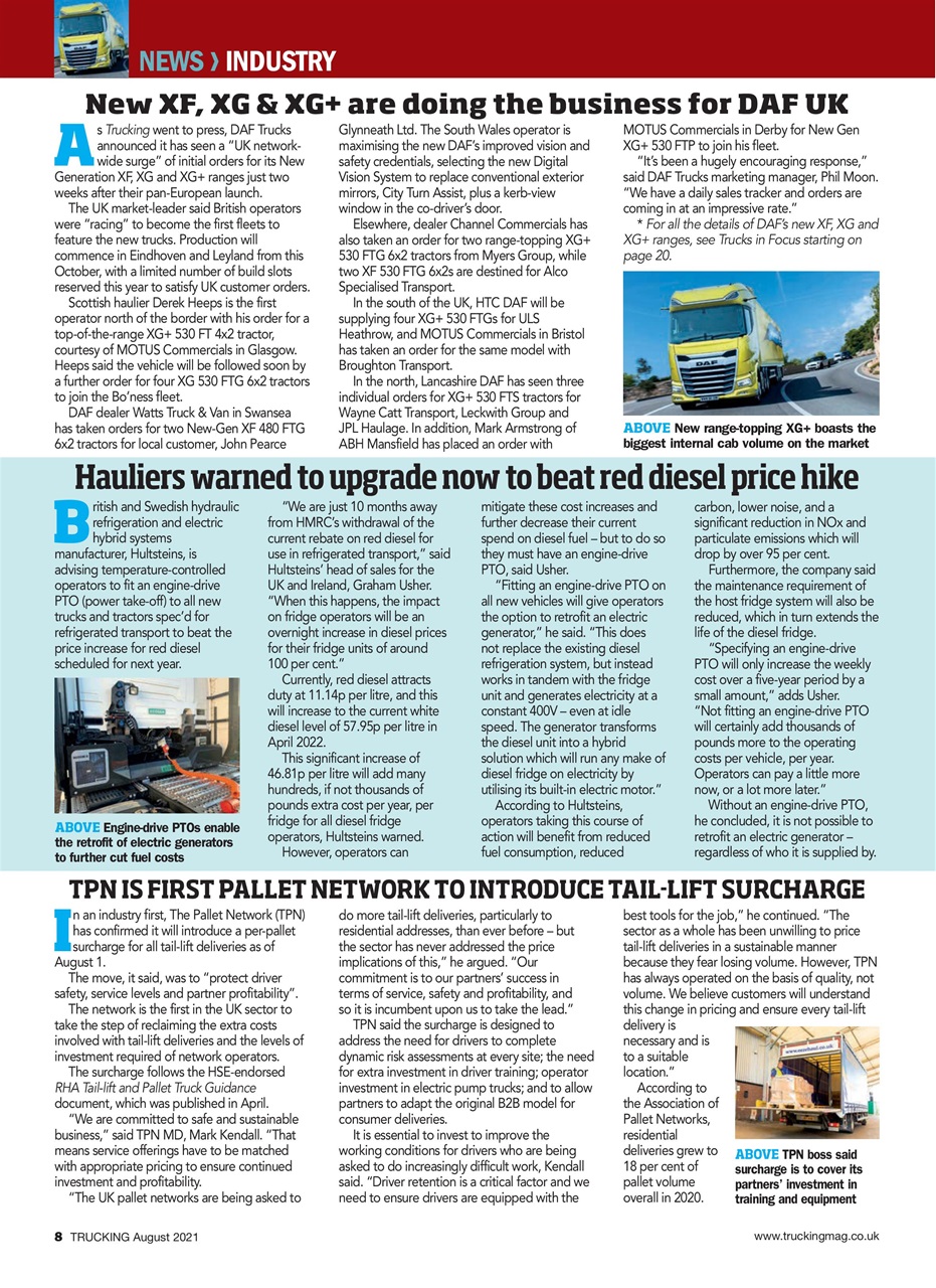 Trucking Magazine Preview Pages