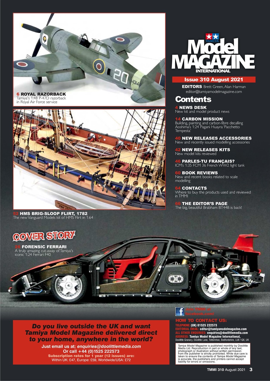 Tamiya Model Magazine Preview Pages