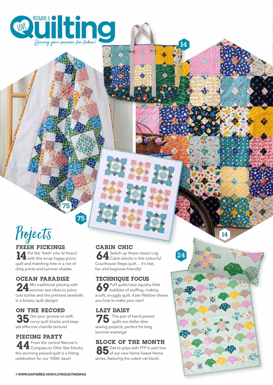 Love Patchwork & Quilting Preview Pages