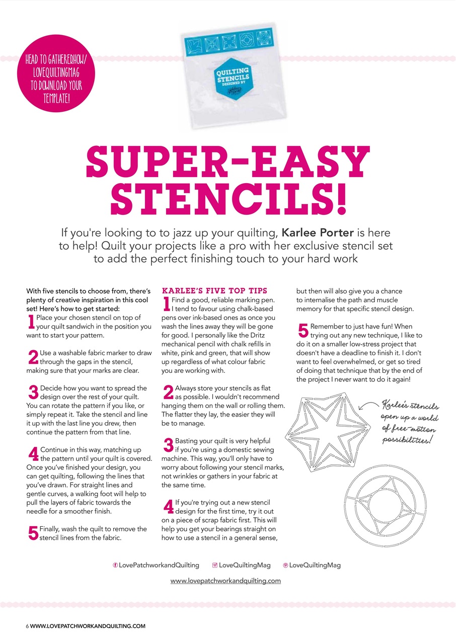 Love Patchwork & Quilting Preview Pages