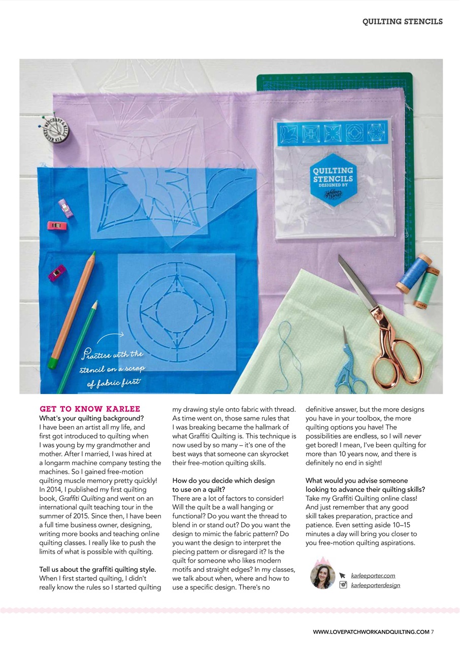 Love Patchwork & Quilting Preview Pages