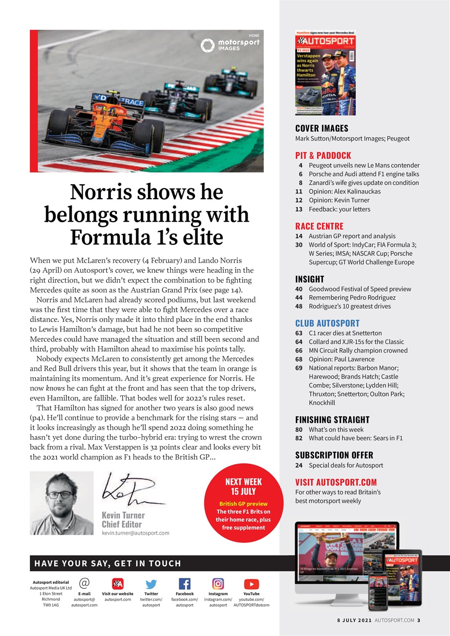 Autosport Preview Pages