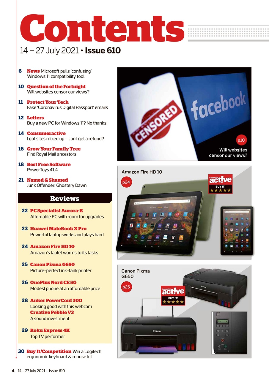 Computer Active Preview Pages