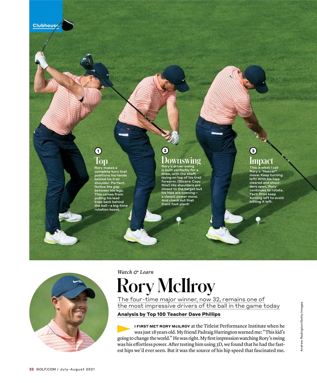 Golf Magazine Preview Pages