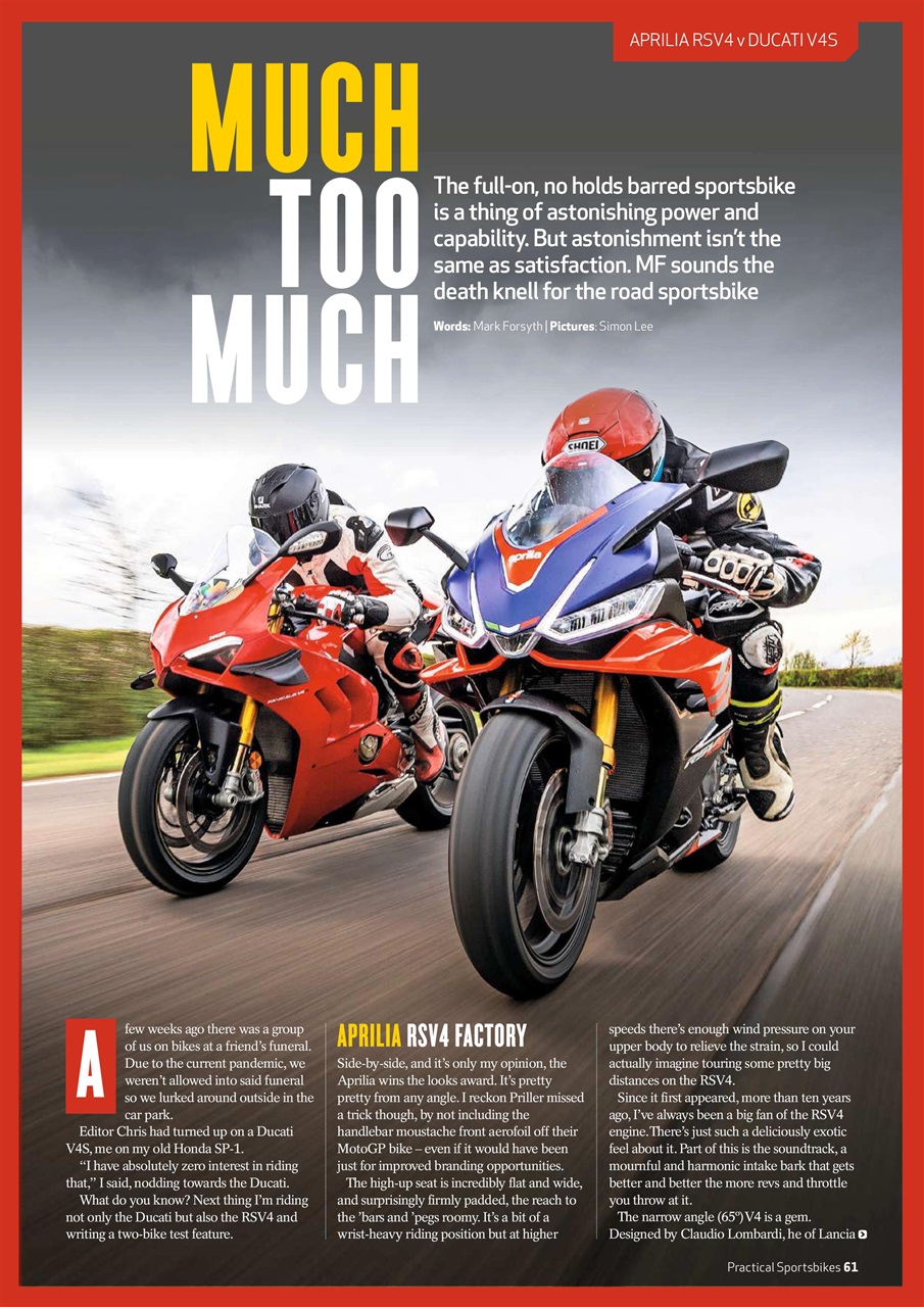 Practical Sportsbikes Preview Pages
