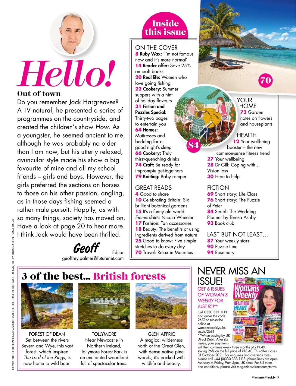 Woman's Weekly Preview Pages