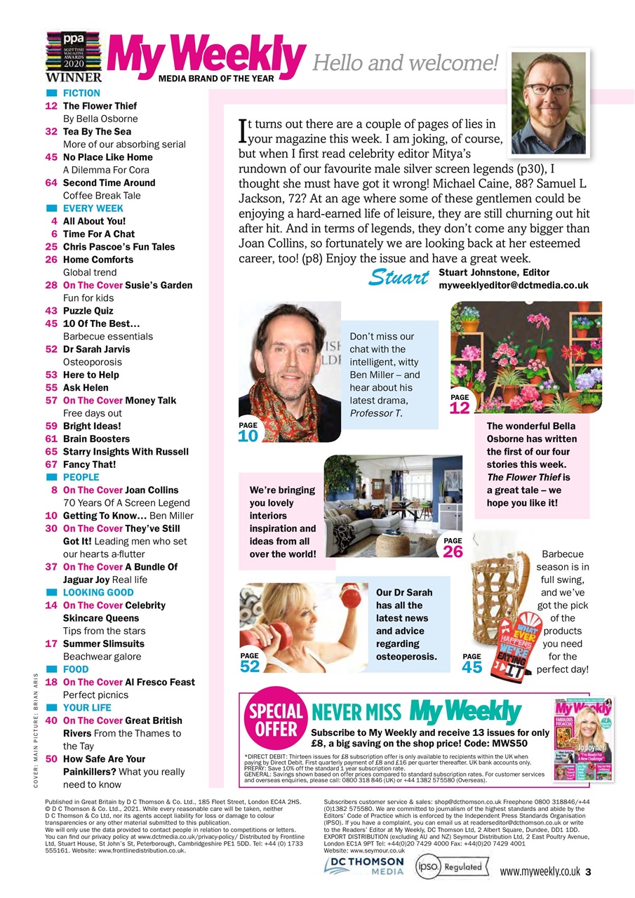 My Weekly Preview Pages