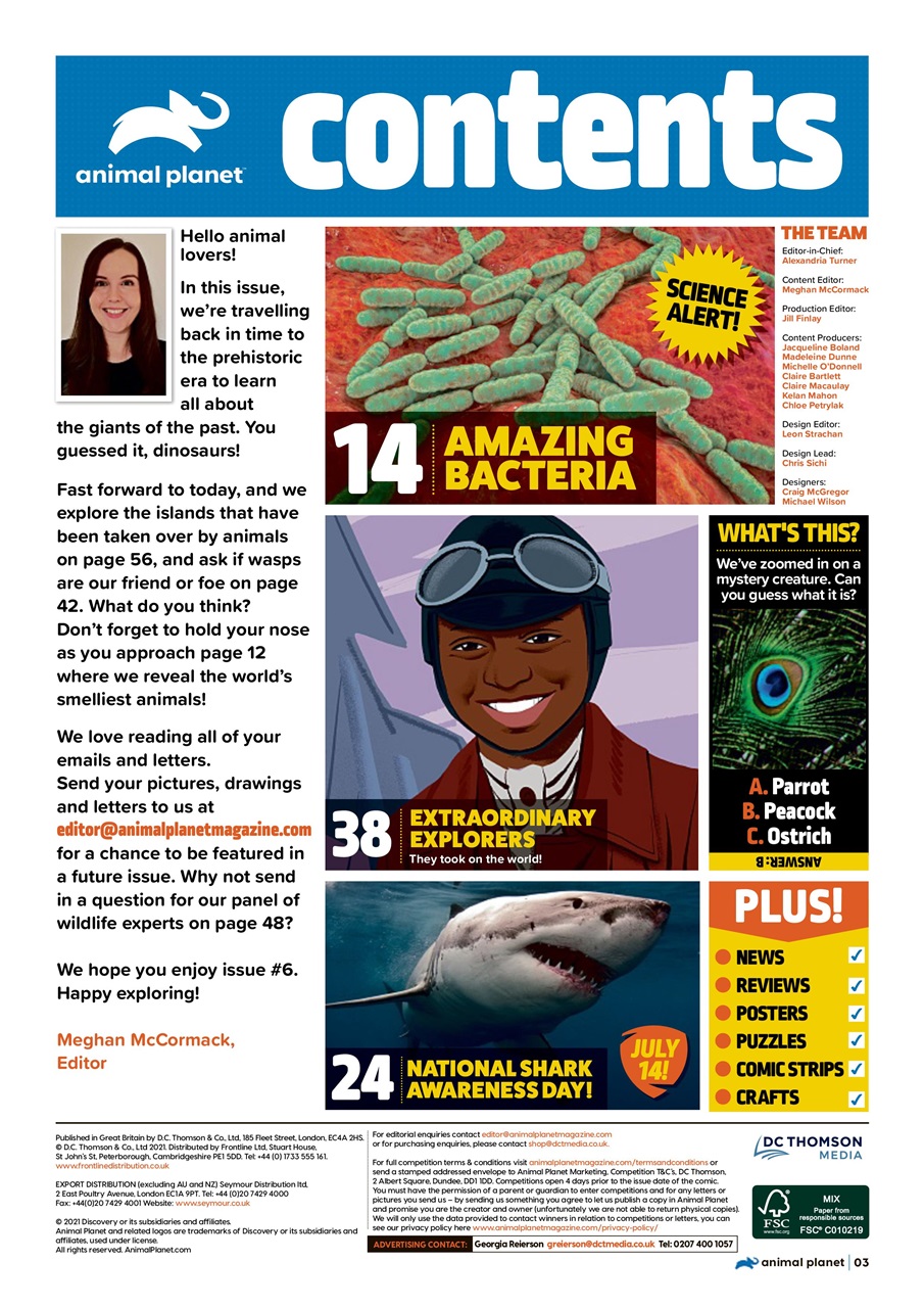 Animal Planet Kids Preview Pages