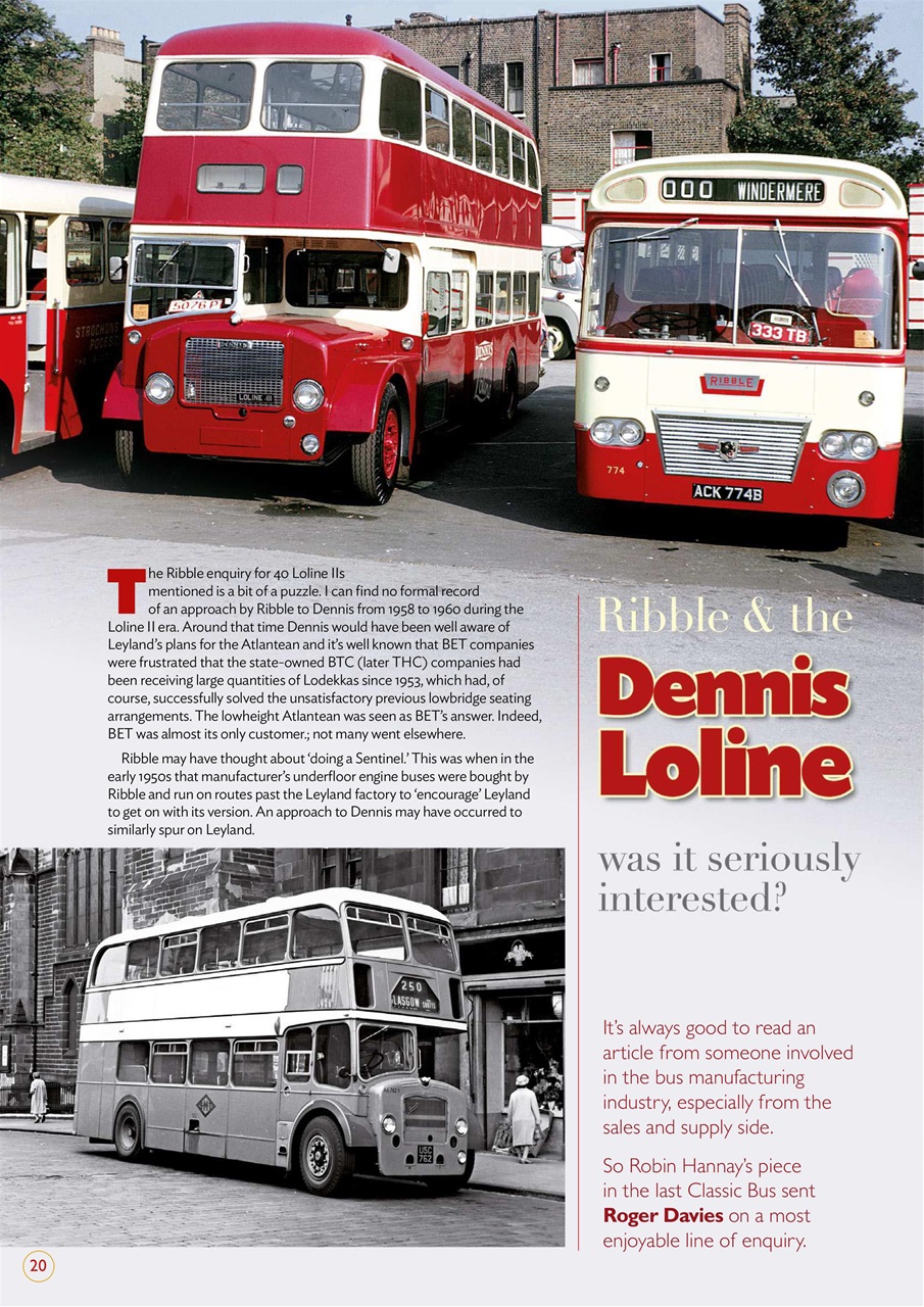 Classic Bus Preview Pages