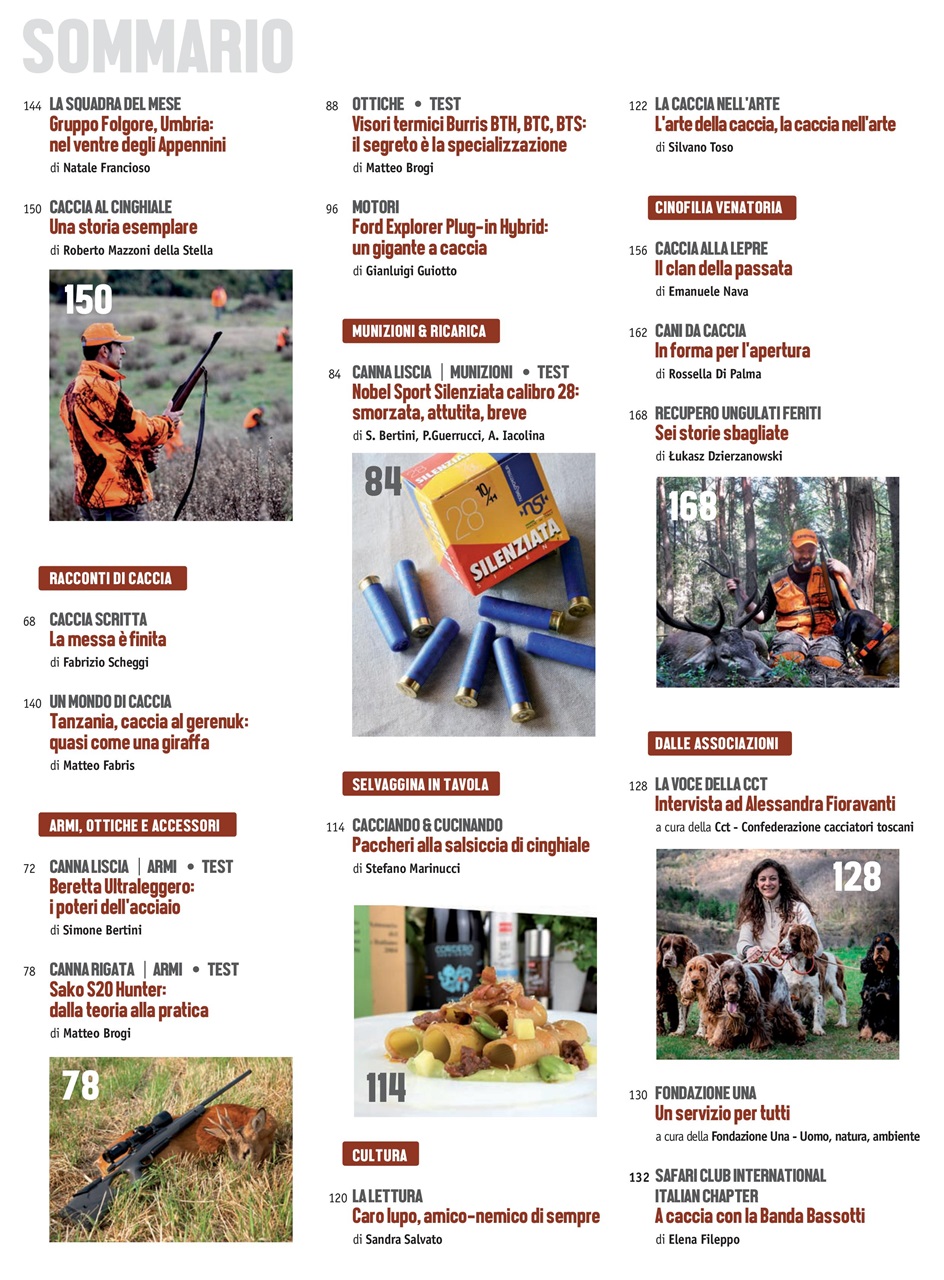 Caccia Magazine Preview Pages
