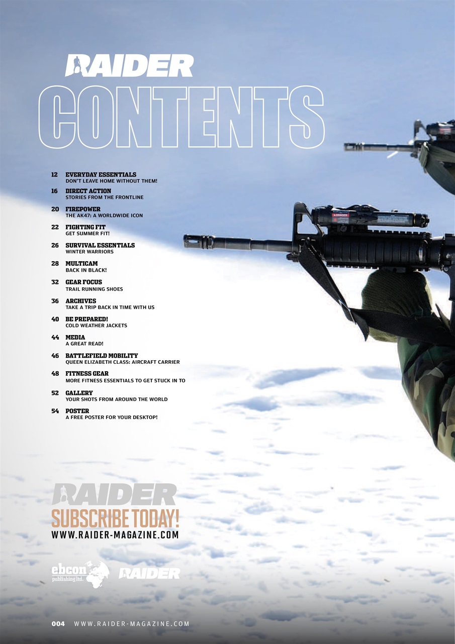 Raider Preview Pages