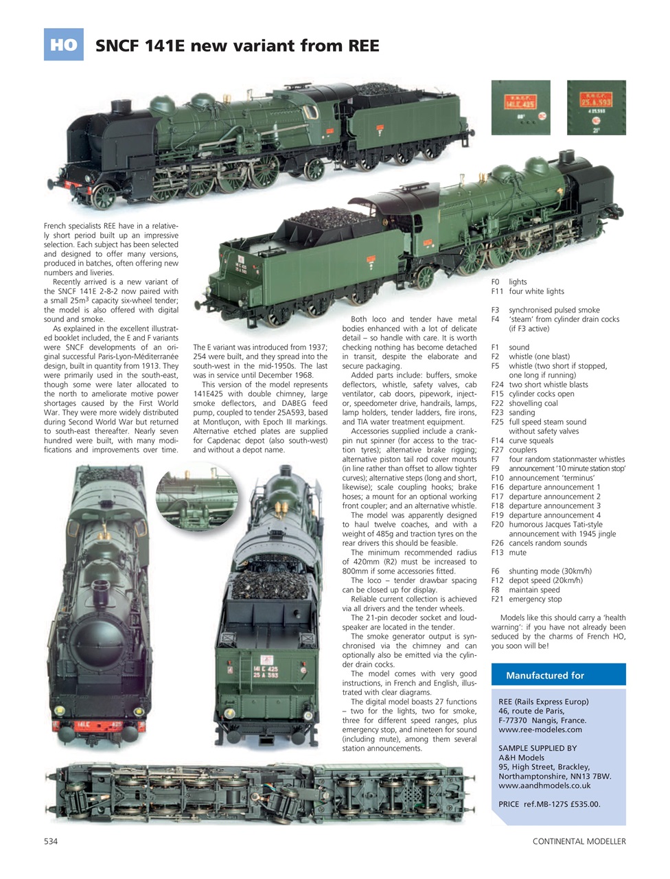 Continental Modeller Preview Pages