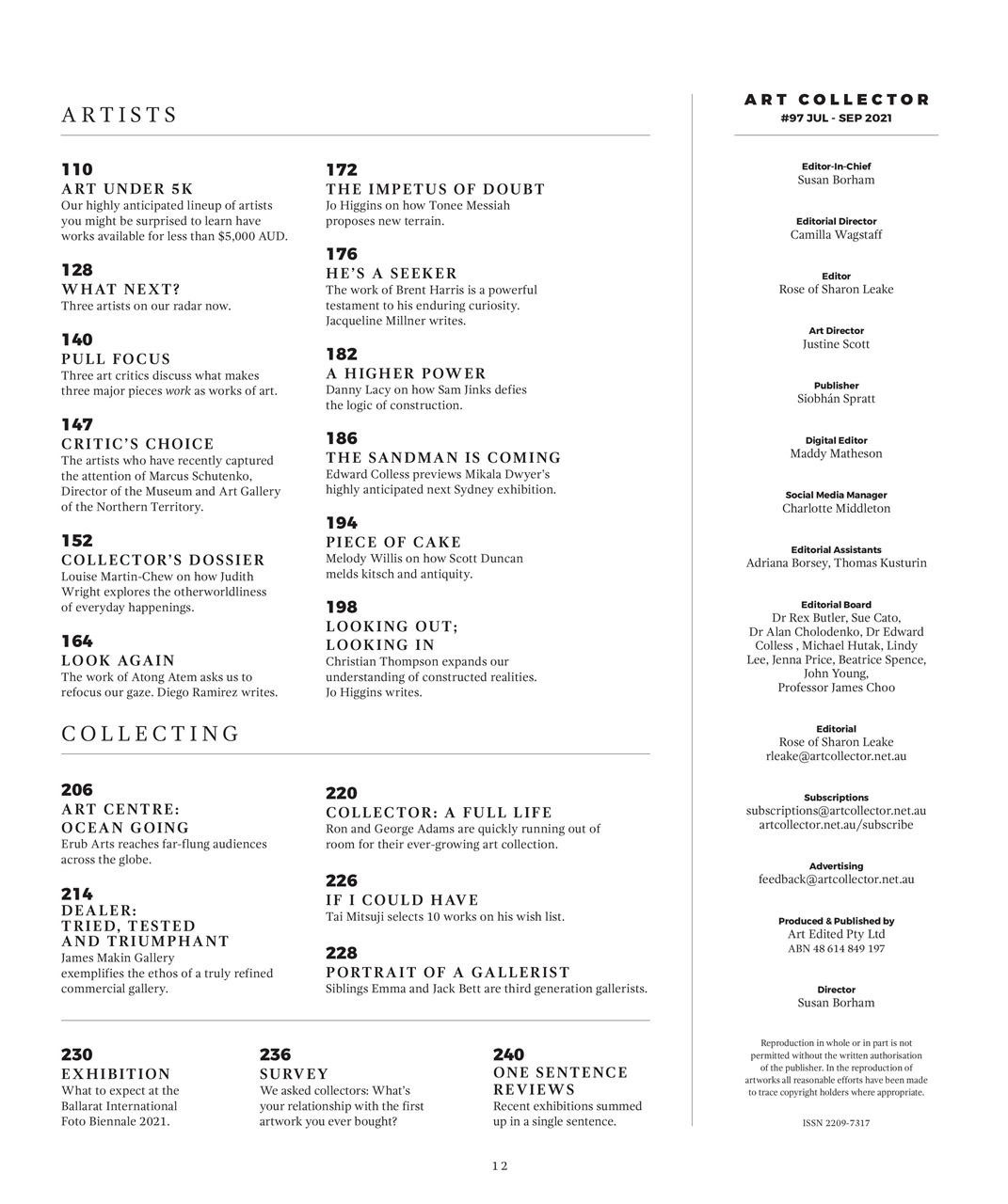 Art Collector Preview Pages