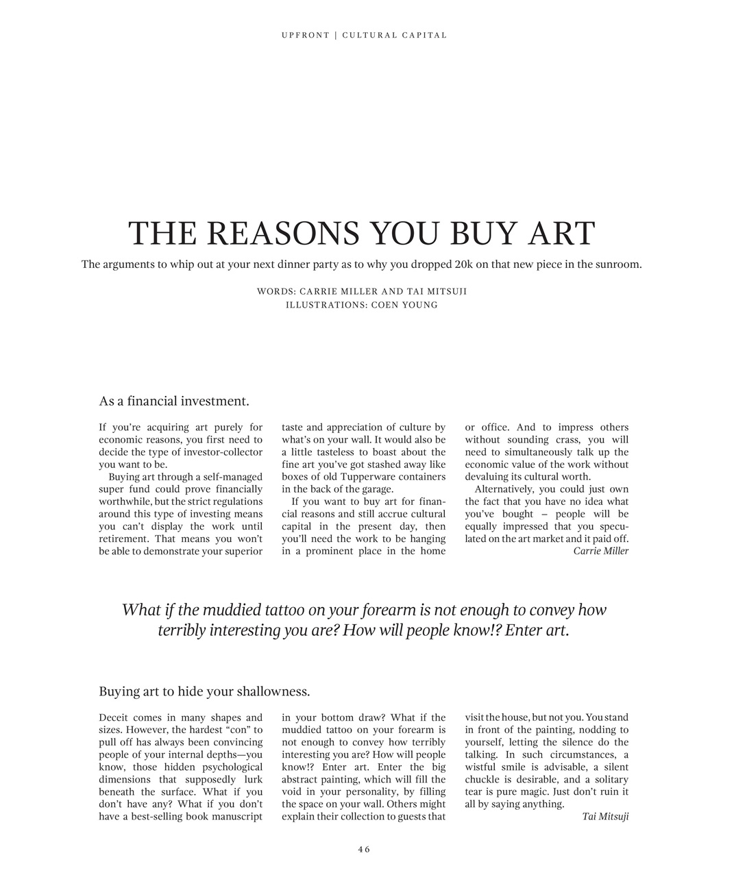 Art Collector Preview Pages