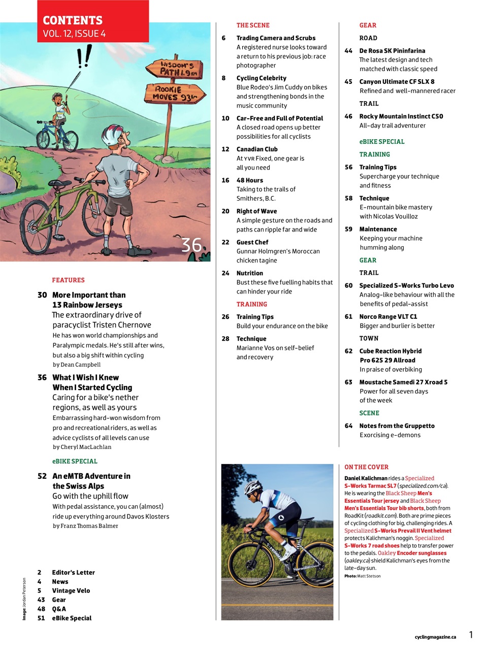 Canadian Cycling Magazine Preview Pages