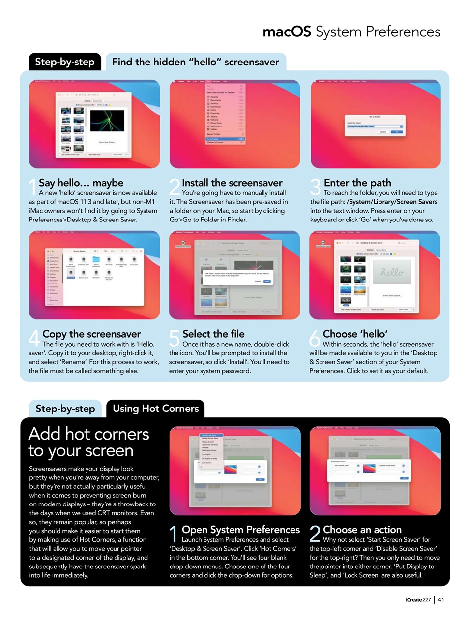 iCreate Preview Pages