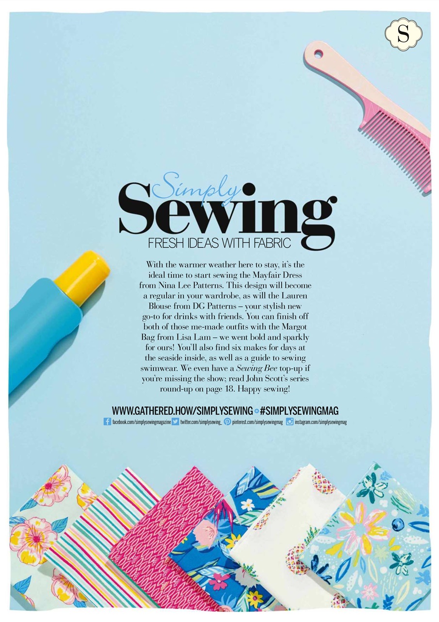 Simply Sewing Preview Pages