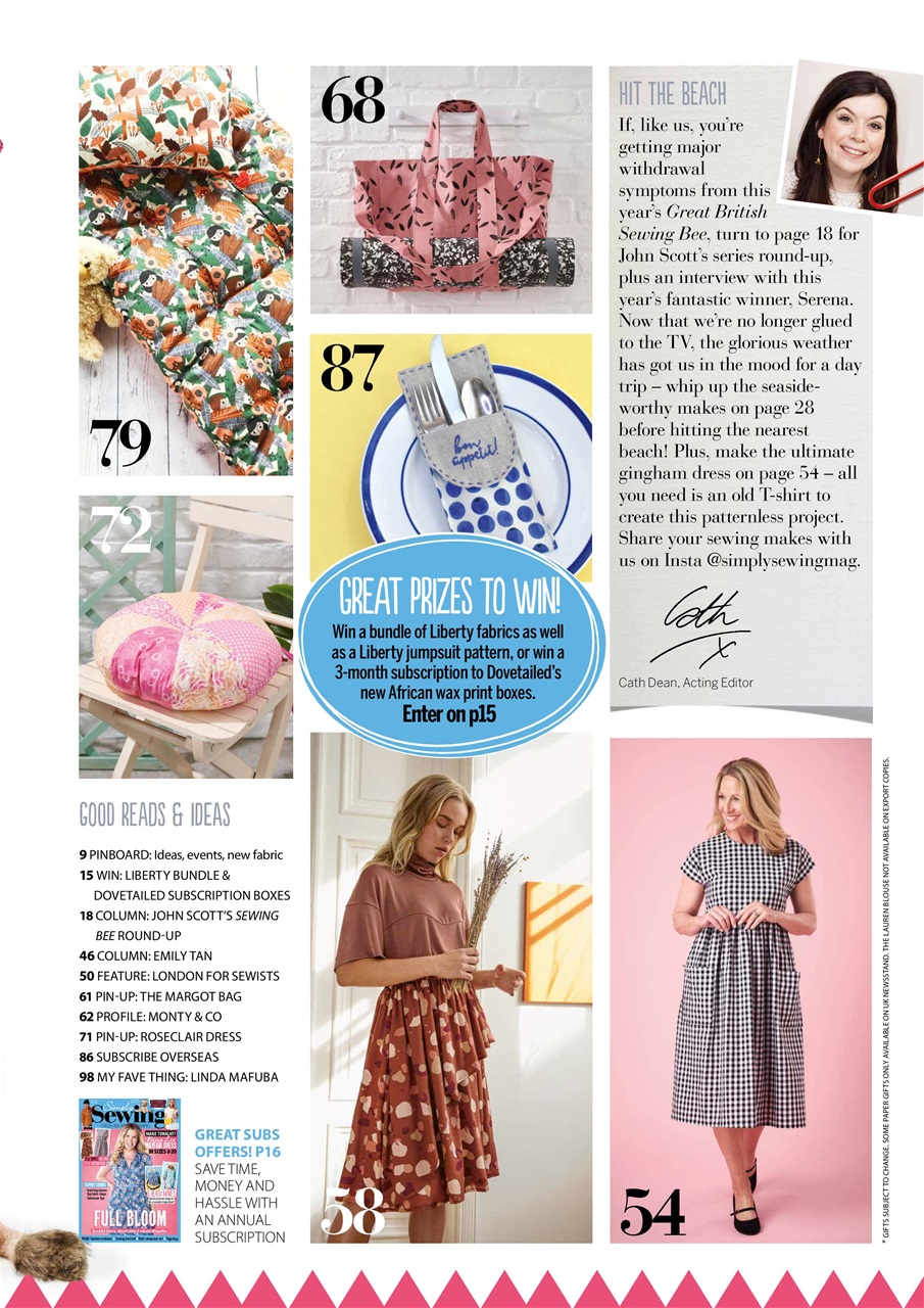 Simply Sewing Preview Pages