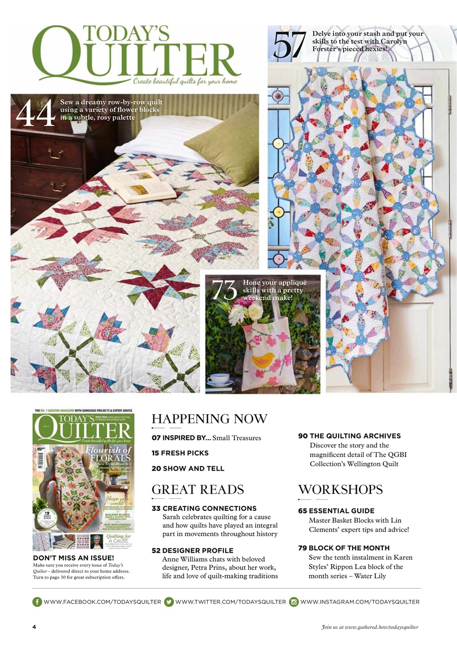 Today’s Quilter Preview Pages