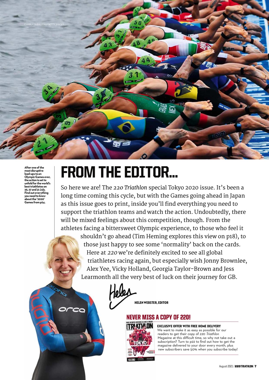 220 Triathlon Magazine Preview Pages