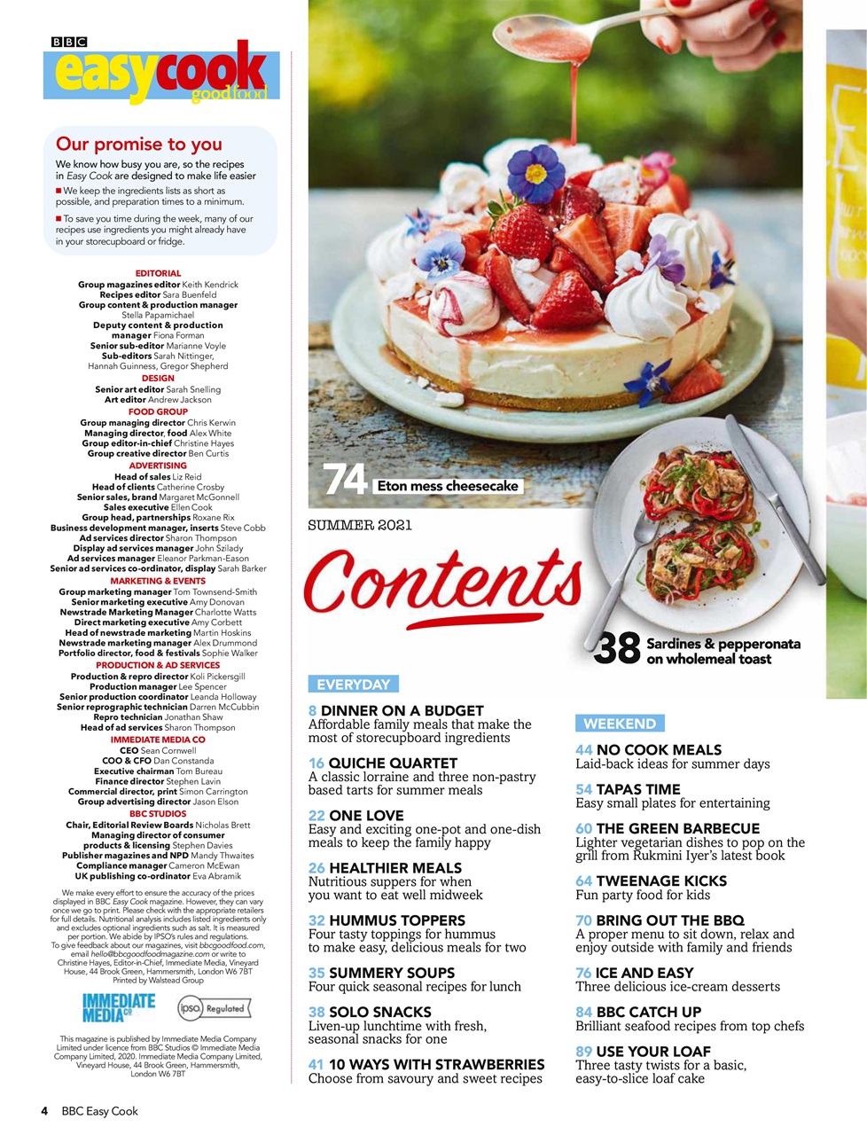 Easy Cook Magazine Preview Pages