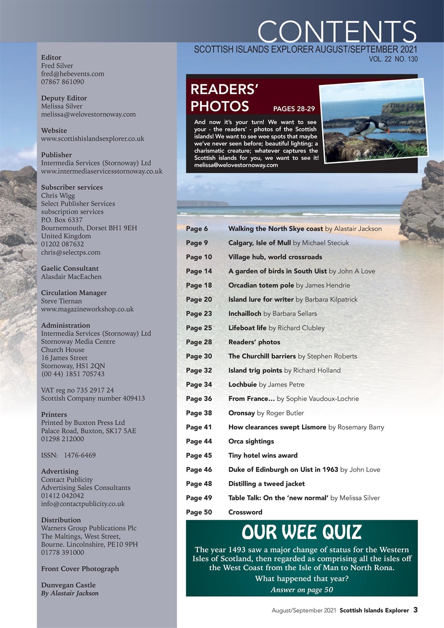 Scottish Islands Explorer Preview Pages