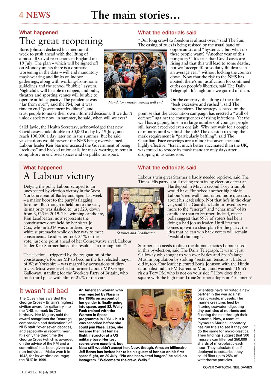 The Week Preview Pages