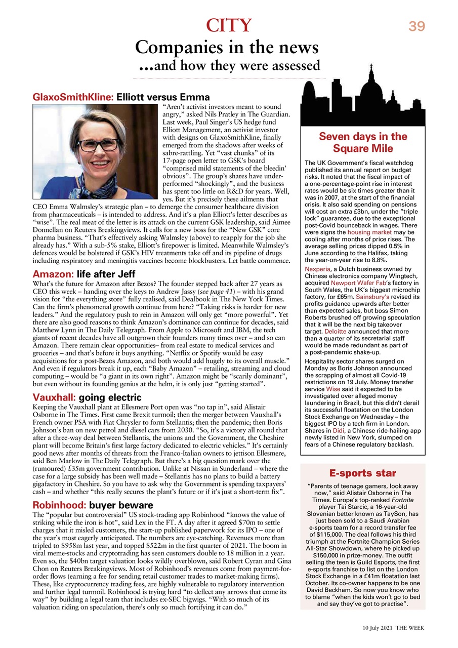 The Week Preview Pages