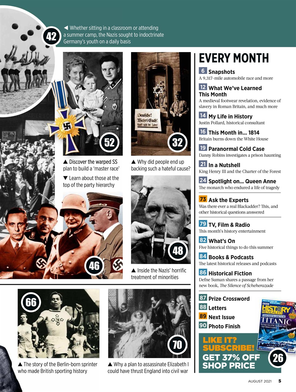 BBC History Revealed Magazine Preview Pages
