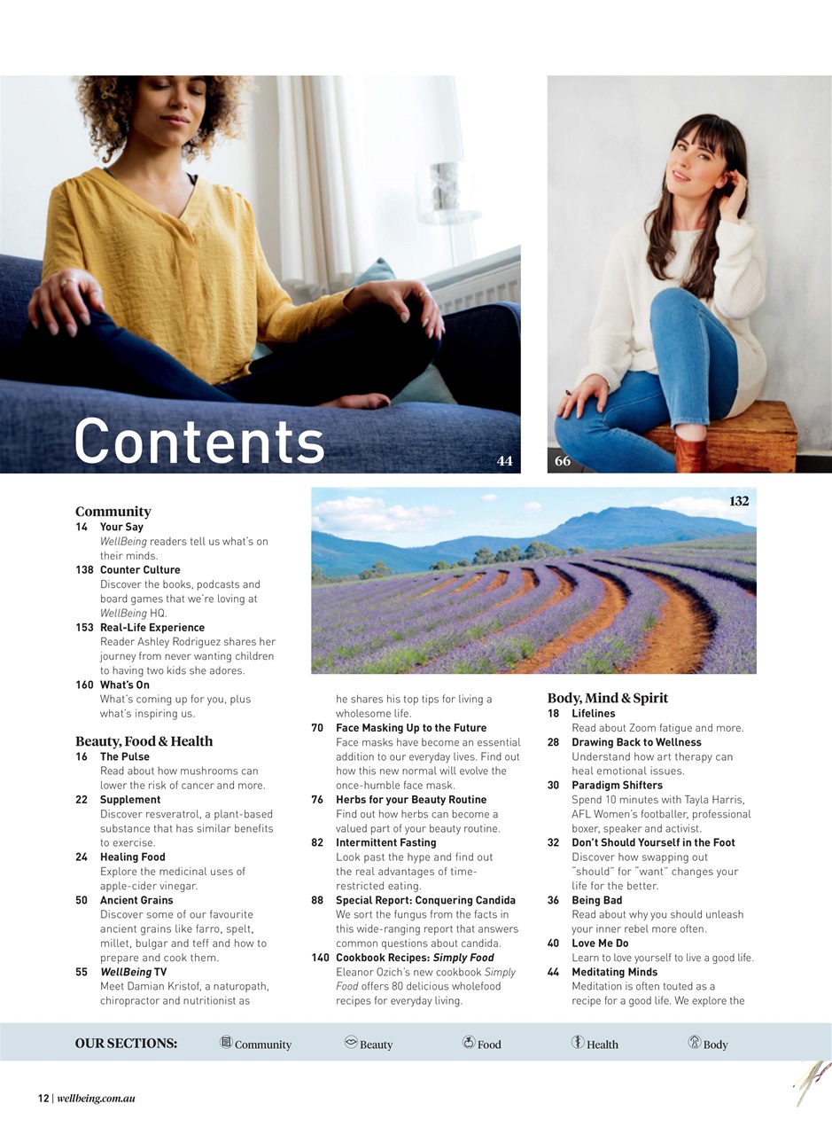 WellBeing Preview Pages