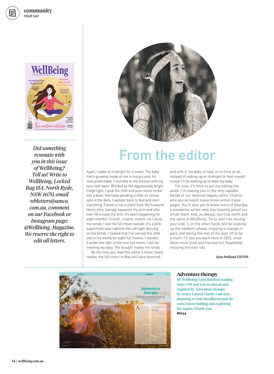 WellBeing Preview Pages