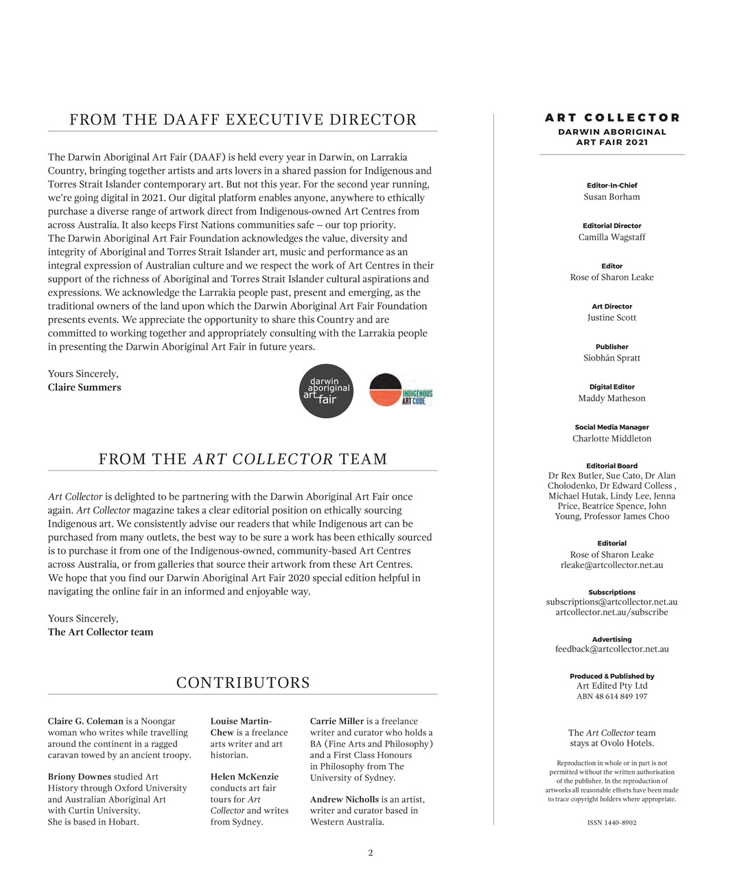 Art Collector Preview Pages