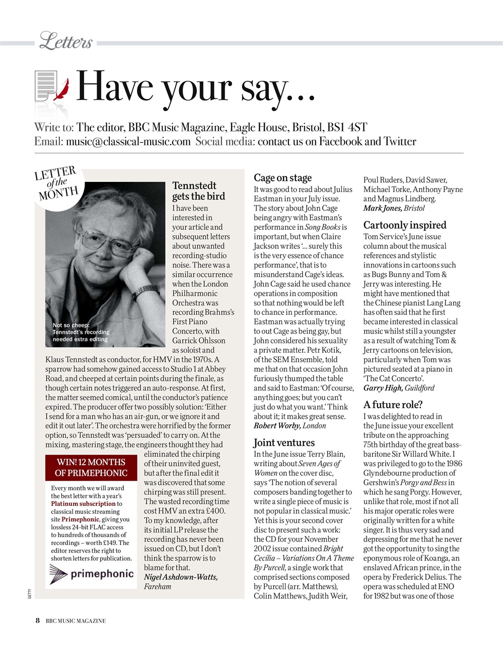 BBC Music Magazine Preview Pages