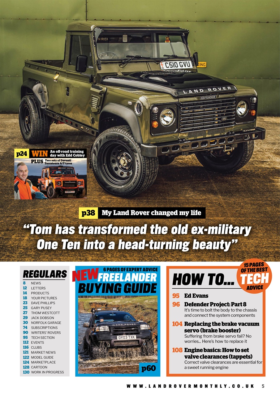 Land Rover Monthly Preview Pages