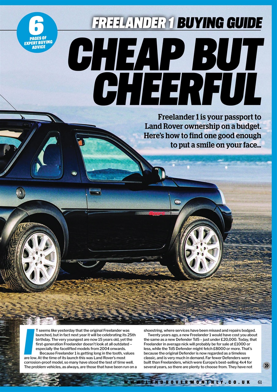 Land Rover Monthly Preview Pages