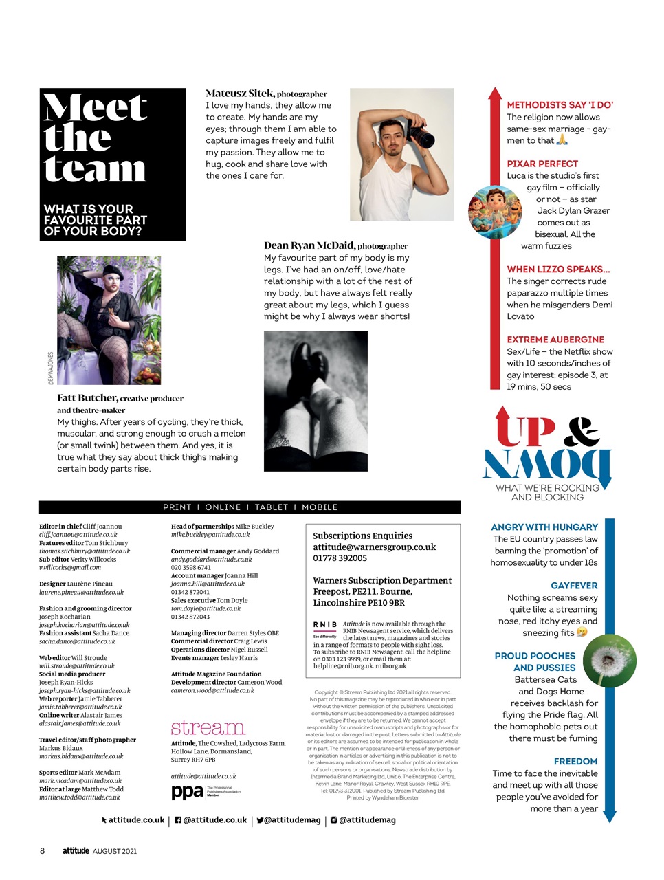 Attitude Preview Pages