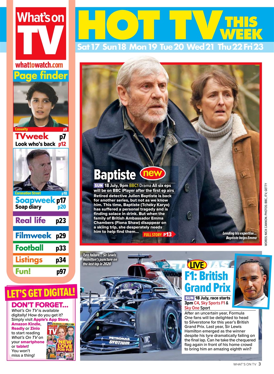 What's on TV Preview Pages