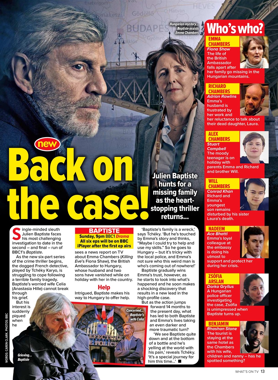 What's on TV Preview Pages