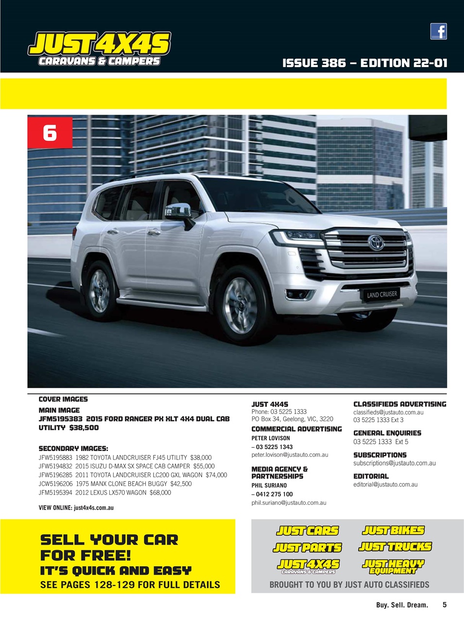 JUST 4X4S Preview Pages