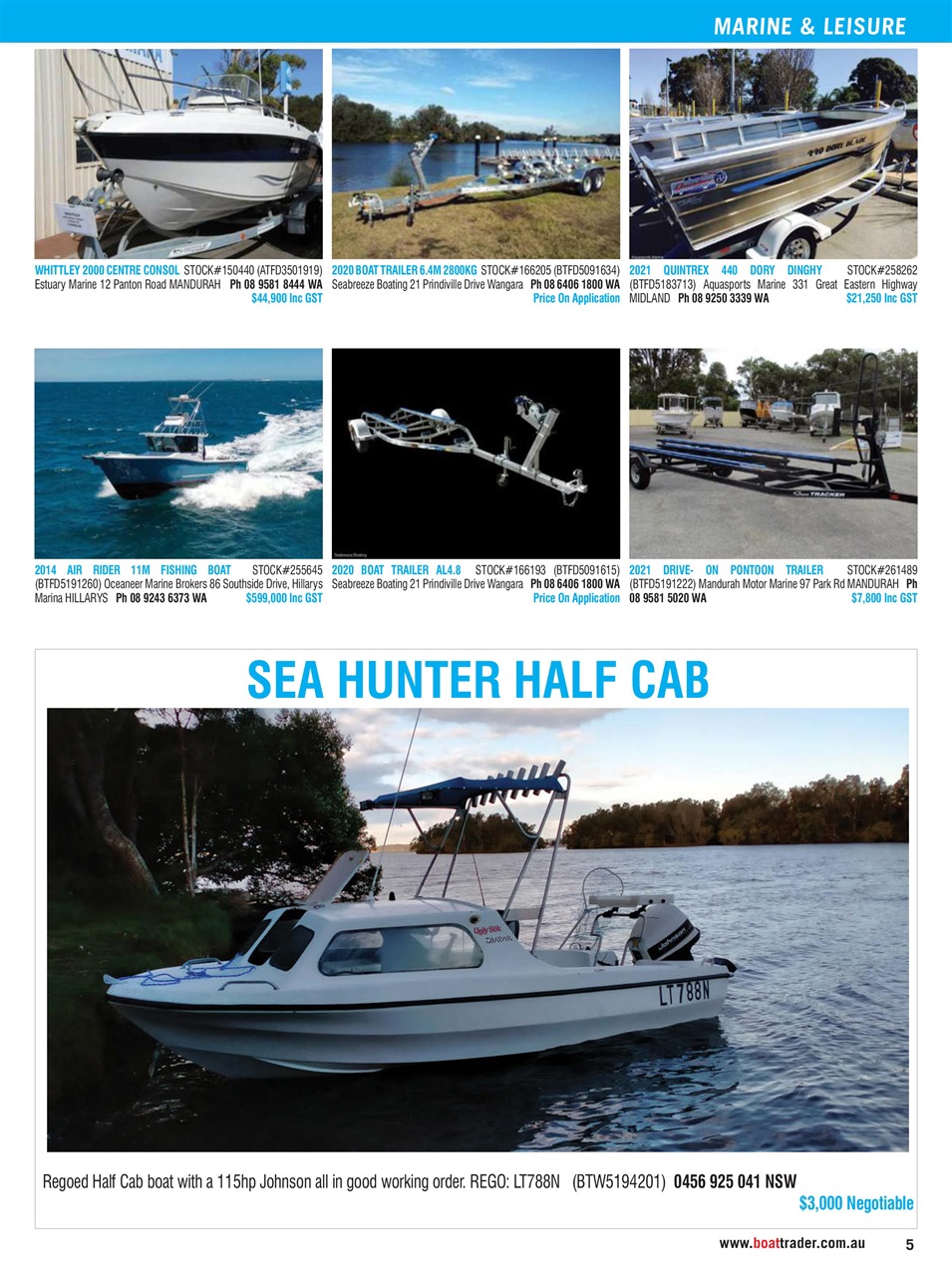 Boat Trader Australia Preview Pages