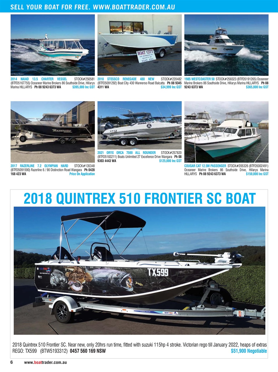Boat Trader Australia Preview Pages